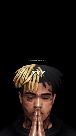 coolest black background xxx tentacion wallpaper
