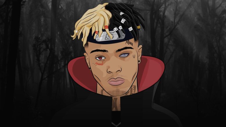 Download Tentacion XXX wallpaper dark background
