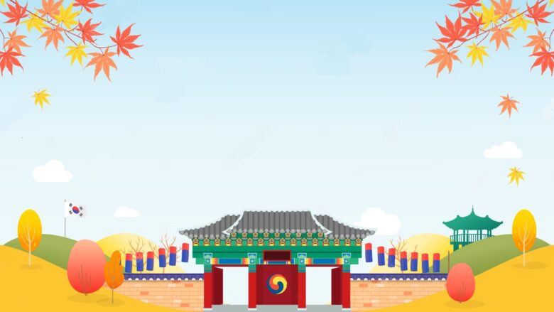 Korea wallpaper as powepoint background