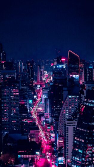 Korean Wallpaper 4K Night City