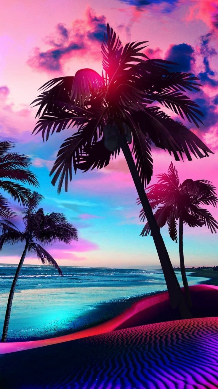 Preppy Summer Wallpapers 4K For iPhone, Computer, Laptop