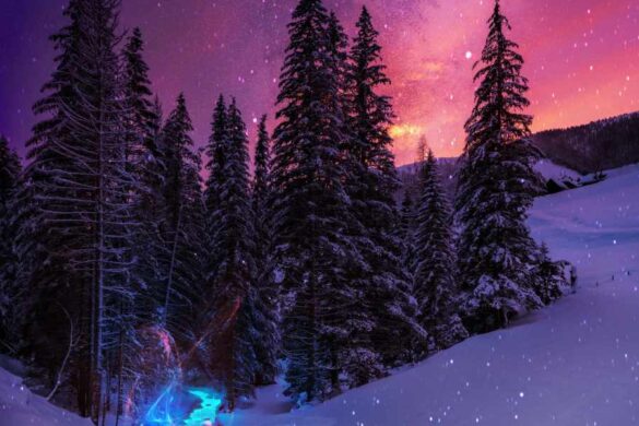 download best Glitter winter wallpaper for ịPhone