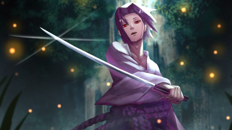 free 3D Uchiha Sasuke wallpaper for laptop