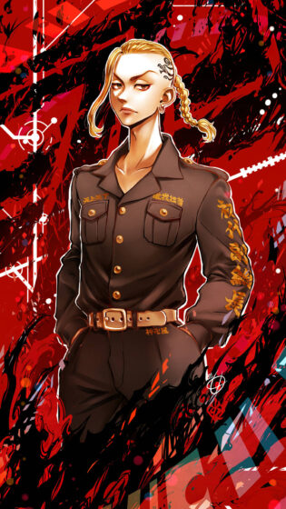 Tokyo revenges wallpaper with cool Draken 1080x1920