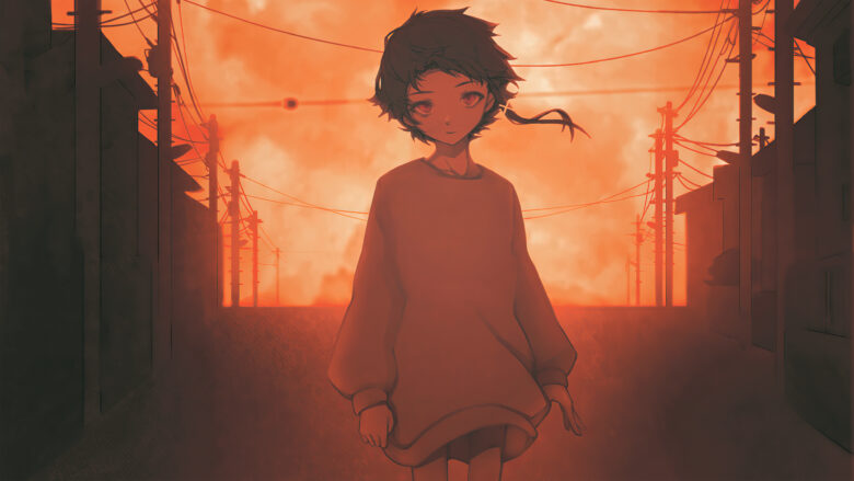 Download Lain wallpaper 4k in the light of sunset 3840x2160