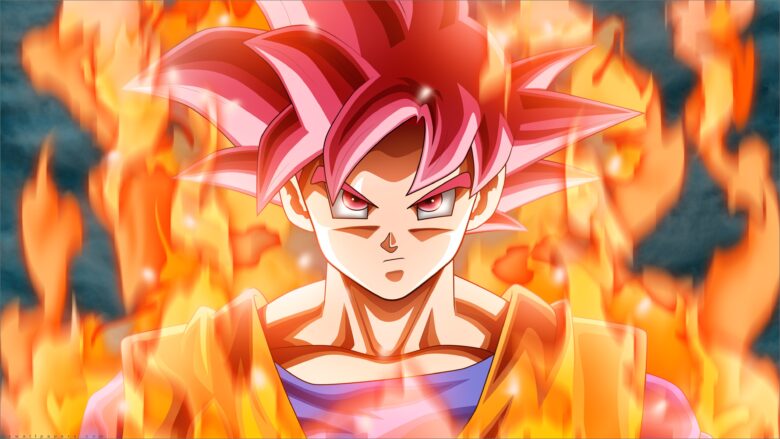 Goku Super Saiyan God Wallpaper