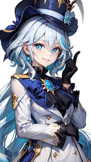 beautiful and sharp furina wallpaper for phone 1080x1920