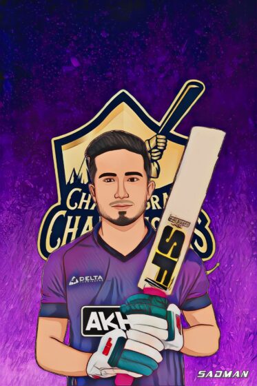 rohit sharma wallpaper cartoon style 1440x2160
