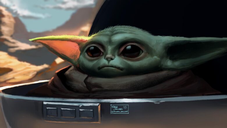 Free download baby yoda Full HD 1920x1080