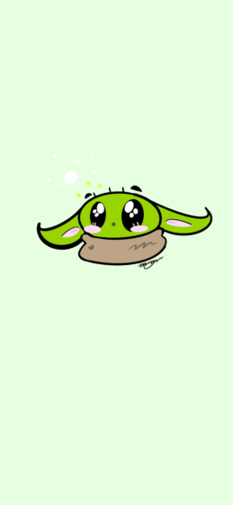 Free download cute baby yoda wallpaper for iPhone 739x1600