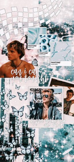 jj outer banks aesthetic wallpaper with blue tones 4K 1871x4096