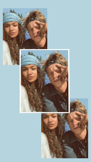 jj outer banks wallpaper with girlfriend 1125x2000