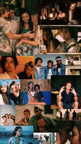 outer banks wallpaper with beautiful moments in the movie 675x1200