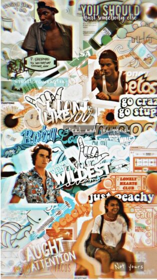 outer banks wallpaper with many artistic lines 828x1477