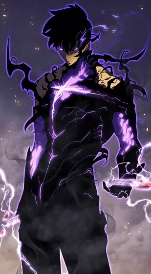 Super cool transformation solo leveling wallpaper 728x1321