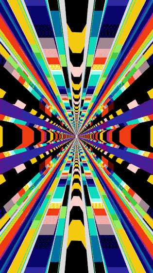 wallpaper gif with 3D tunnel 720x1280