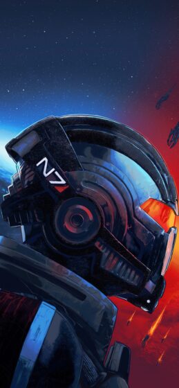 4K wallpaper phone with robot theme 1284x2778