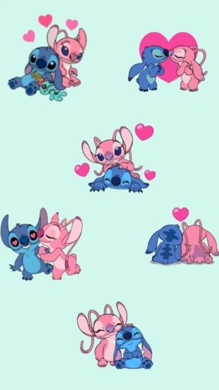 Best Angel and Stitch wallpaper HD 736x1308