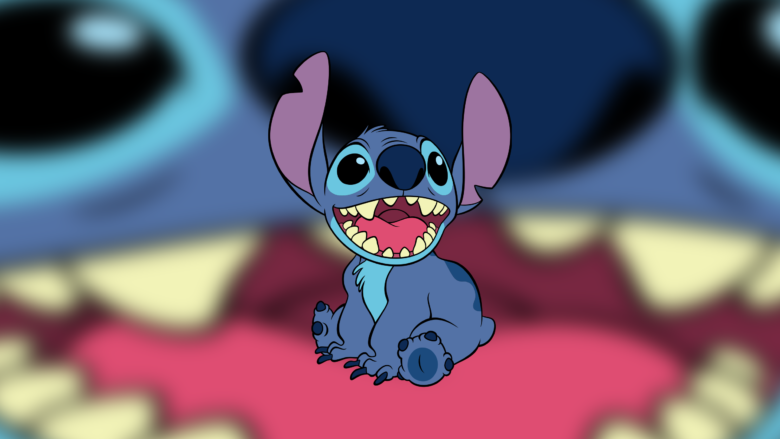 blue stitch wallpaper aesthetic 2K for computer 2560x1440
