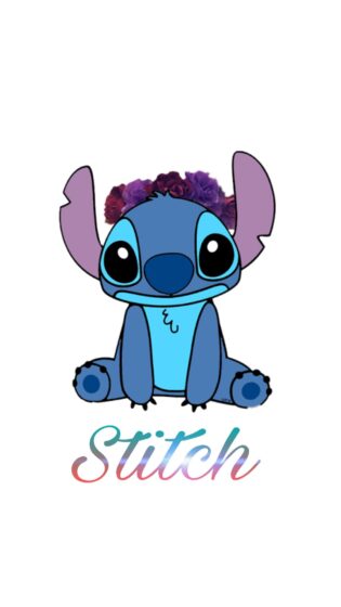 blue stitch wallpaper aesthetic with light background 1242x2208