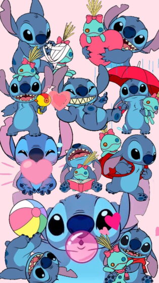 cute adorable stitch wallpaper cartoon 800x1423