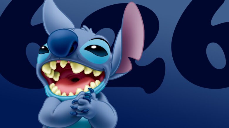 cute adorable stitch wallpaper when smiling 1920x1080
