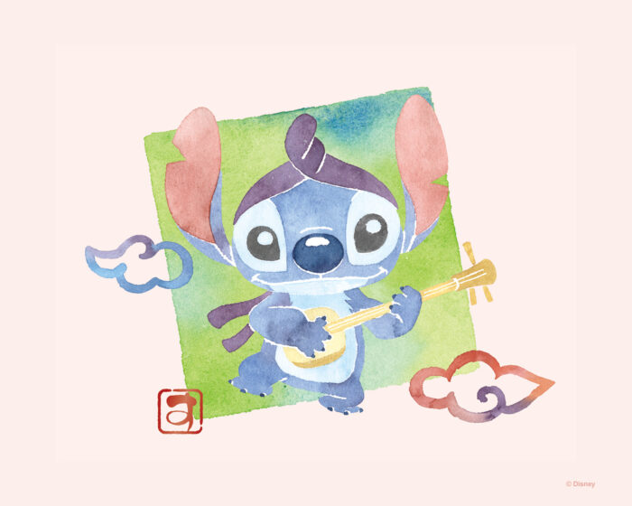 Cute Stitch computer wallpaper with Pink background 1920x1536