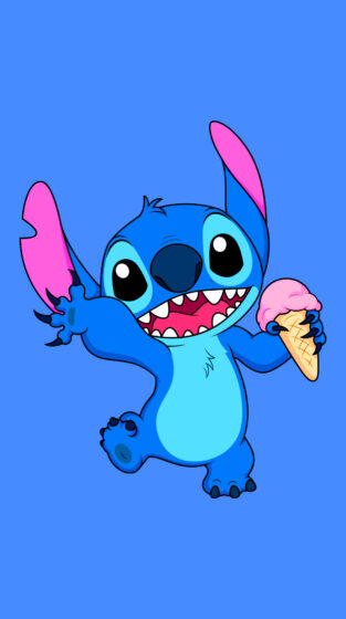 cute stitch wallpaper with hand holding ice cream 1051x1878