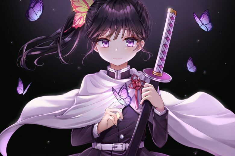 Demon slayer pfp wallpaper Kanao Tsuyuri 2k 2560x1700
