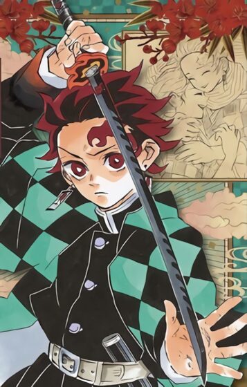 demon slayer pfp wallpaper Tanjiro drew his sword 736x1153