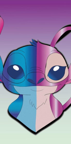 Free download Stitch and angel wallpaper HD for iPhone 850x1727