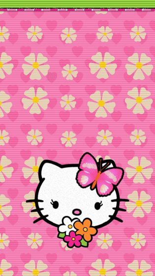 hello kitty spring wallpaper iPhone 900x600
