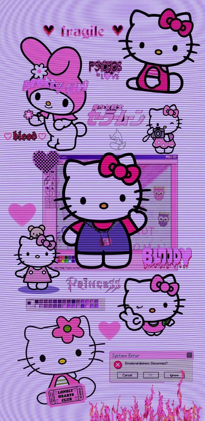 [200+]Hello Kitty Y2K Wallpaper Aesthetic Laptop Cute For Girls