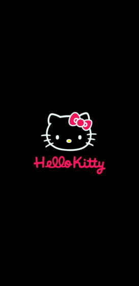 Hello kitty wallpaper y2k black for Phone