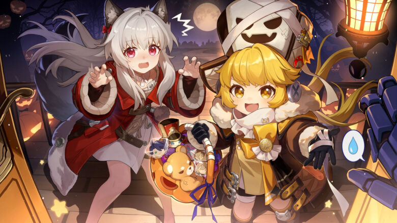 honkai star rail wallpaper halloween theme 1920x1080