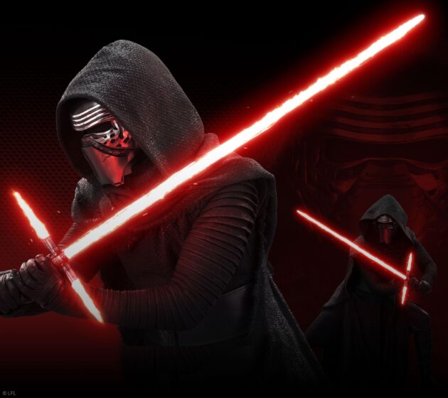 Kylo Ren wallpaper 2K with black background 2880x2560
