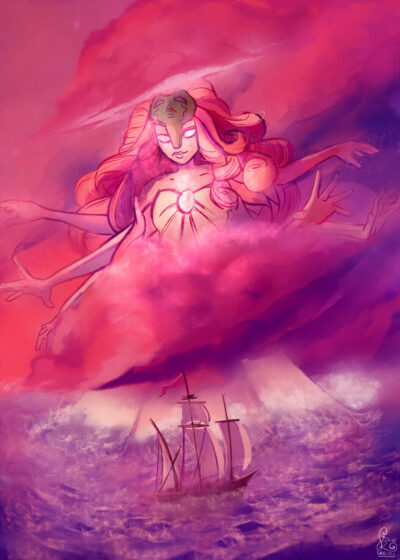 obsidian steven universe wallpaper makes a storm in the middle of the sea 1200x1680