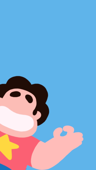 simple 2D steven universe phone wallpaper 750x1334