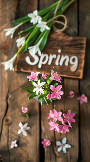 Spring iPhone wallpaper close-up of the beauty of flowers 1632x2912