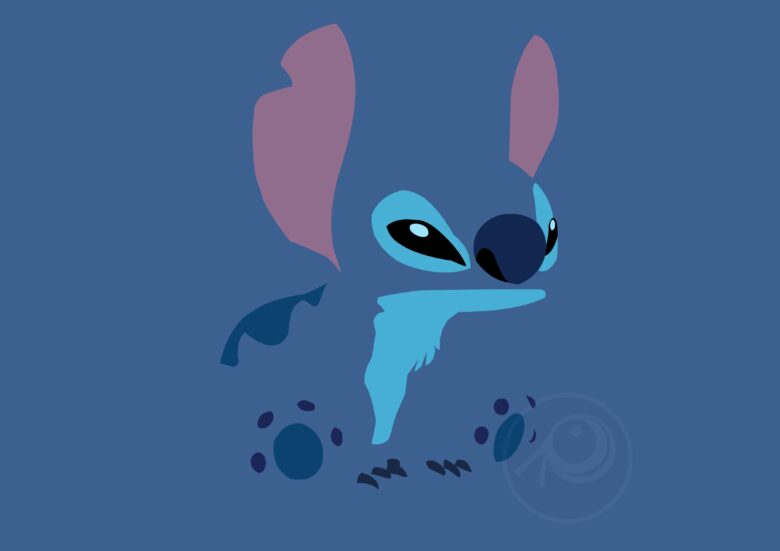 Stitch computer wallpaper minimalist 3508x2480