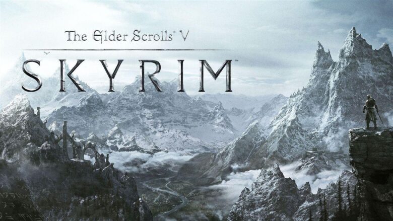 1366x768 the elder scrolls v skyrim wallpaper with brand name-