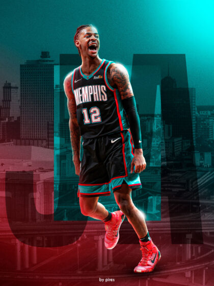 Best ja morant wallpaper edit 3D 1500x2000