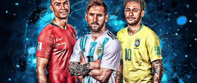 Best Ronaldo and Messi wallpaper 2K for laptop 2560x1080