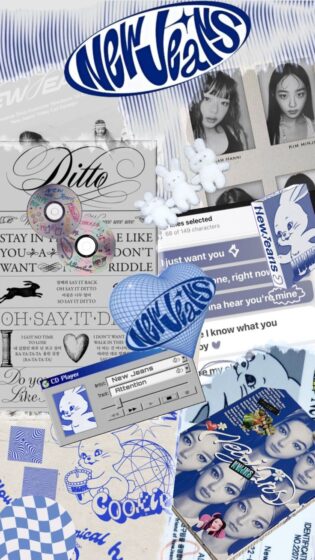 blue aesthetic y2k wallpaper iPhone 736x1308