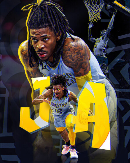 Cool ja morant wallpaper edit with yellow text 1080x1350