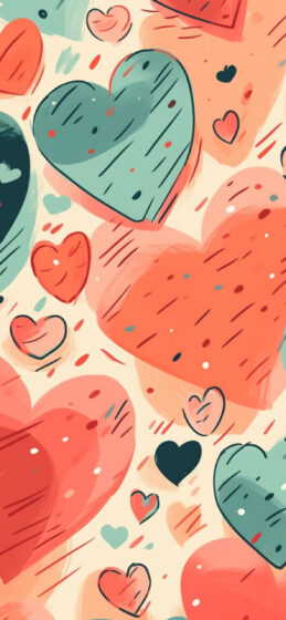 Cute y2k wallpaper iPhone love heart theme 1183x2560