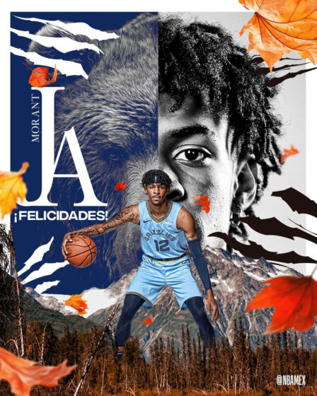 ja morant wallpaper edit natural background collage 1080x1350