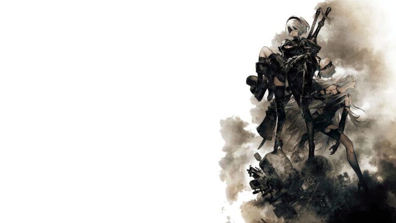 nier automata wallpaper used as background 3840x2160