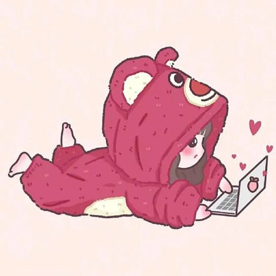 pink pfp wallpaper cute girl 960x960