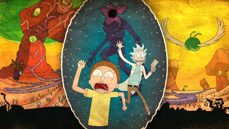 Rick and Morty wallpaper while running for its life 3200x1800